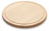 DŘEVĚNÁ BUKOVÁ DESKA, KRUHOVÁ, 30 cm, s drážkou na krájení Náhled obrázku produktu 2