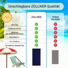 Strandtuch XXL aus Baumwolle, 100x200 cm, dunkelblau mit Produktbild-Vorschau 6