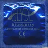 Glyde Ultra - Blueberry - 10 niebieskich prezerwatyw Podgląd zdjęcia produktu 3