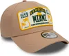 New Era 9FORTY A-Frame Cap Miami License Plate beige Produktbild-Vorschau 3