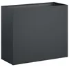 vidaXL Jardinières pour plantes, lot de 2, anthracite, 50 x Voir les images du produit 3