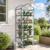 Serra in plastica Outsunny Mini-serra con 5 ripiani in Anteprima dell’immagine prodotto 2