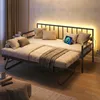 COSTWAY Łóżko dzienne 90 x 200 cm, rozkładana sofa z Podgląd zdjęcia produktu 2