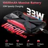 A promotional image for a rugged smartphone, highlighting its battery capacity and charging speed. Anteprima dell’immagine prodotto