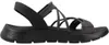Sandali Del Marchio Skechers Del Modello Go Walk Flex Nero Anteprima dell’immagine prodotto 4