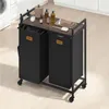 VASAGLE Wäschekorb, Wäschesammler, Wäschesortierer, Rollen, Produktbild-Vorschau 1