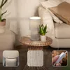 Nachttischlampe E14 Stoffschirm Tischlampe Kabelschalter Produktbild-Vorschau 8