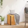 vidaXL Záhradný box 45x45x45/53 cm z masívneho dreva akácie Náhľad obrázku produktu 3