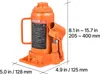 VEVOR cric idraulico a bottiglia 12 t 205-400 mm gamma di Anteprima dell’immagine prodotto 8