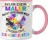 Trendation - Maler Job Tasse Geschenk Männer Evolution Produktbild-Vorschau 1