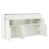 Merax Hochglanz Sideboard mit LED und 5 Metallbeinen, Produktbild-Vorschau 11