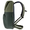 Side view of a green Deuter backpack against a white background. Produktbild-Vorschau