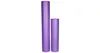 Two purple foam rollers of different lengths on a white background. Produktbild-Vorschau