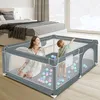 Laufstall Baby,120x160cm Rutschfester Absperrgitter mit Produktbild-Vorschau 2