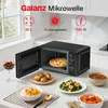 Galanz Mikrowelle 20L Schwarz 700W mit Auftaufunktion, 6 Produktbild-Vorschau 6