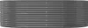 A close-up, front view of a dark gray corrugated metal raised garden bed. Náhľad obrázku produktu