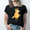 Mr. & Mrs. Panda Größe M T-Shirt Fuchs Blumen - Schwarz - Produktbild-Vorschau 3