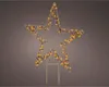 A lighted star decoration on a stand. Produktbild-Vorschau