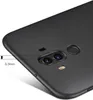 A close-up view of the back of a black smartphone case, highlighting its thinness and camera cutout. Produktbild-Vorschau