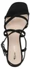 Tamaris Damen Sandalette aus Stoff mit Karree Spitze Produktbild-Vorschau 2