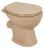 sanicomfort Stand-WC Beige Matt – Spülrandlos, Tiefspüler, Produktbild-Vorschau 1