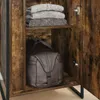 vidaXL Warderobe mit Speicher Raucharbe 50 x 50 x 200 cm Produktbild-Vorschau 3