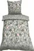 2 tlg Winter Bettwäsche 135x200 Thermo Fleece grau rosa Produktbild-Vorschau 1