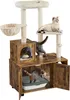 Yaheetech Kratzbaum mit Katzenschrank für Katzenklo 135 cm Produktbild-Vorschau 1