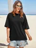 Locker sitzendes Damen-T-Shirt, kurze Ärmel, Produktbild-Vorschau 3