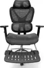 Fotel biurowy ergonomiczny KB106 czarny Podgląd zdjęcia produktu 8