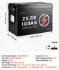 Baterie VEVOR LiFePO4, 24 V, 100 Ah, 100 A, lithium-iontová Náhled obrázku produktu 7