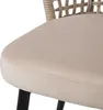 home24 Esszimmerstuhl 2er-Set - Samt / Stahl - Beige / Produktbild-Vorschau 9