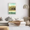Gerahmtes Poster - Rahmen in heller Eiche - Natur Strand Produktbild-Vorschau 7
