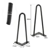 4x Hairpin Legs Tischbeine Möbelfüße Schreibtisch Produktbild-Vorschau 5