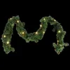 LED-Tannengirlande 180cm Weihnachtsgirlande Lichterkette Produktbild-Vorschau 1