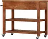Carrello portavivande 100x48x89 cm in legno massiccio di Anteprima dell’immagine prodotto 13