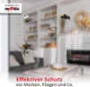 Grafner Insektenschutz Fenster 130 x 150 cm, ohne Bohren Produktbild-Vorschau 5