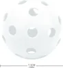 A white, perforated ball on a white background. Produktbild-Vorschau
