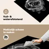 KitchenYeah© Herdabdeckplatte Blumen - Rose - Schwarz - Produktbild-Vorschau 2