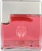 A close-up of a bottle of pink gin with a silver cap and a raised Buddha head design on the front. Produktbild-Vorschau
