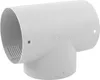 5 Meter Warmlufterteilerrohr 65mm + 2 x T Stück Grau TS-T Produktbild-Vorschau 2