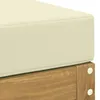 vidaXL Panca/sgabello da esterno in legno massello di Anteprima dell’immagine prodotto 5