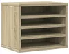 vidaXL Organizzatore da tavolo rovere Sonoma 36x26x29,5 cm Anteprima dell’immagine prodotto 9