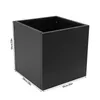 Jardinière carrée noire Cube Planteuse Boîte Intérieur Voir les images du produit 3
