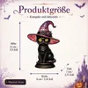 Halloween Nachtlicht Hexenkatze, gotische Katzenfigur mit Produktbild-Vorschau 7