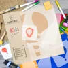 Schablonen Malen für Kinder, 5 Stück Set 9x9 cm bis 34x34 Produktbild-Vorschau 4