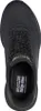 Top-down view of a black Skechers sneaker. Anteprima dell’immagine prodotto