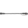 A black cable with connectors on both ends, isolated on a white background. Produktbild-Vorschau