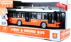 Orange Bus Trolleybus Licht Ton 30 Cm Produktbild-Vorschau 2