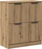 vidaXL Sideboard Artisan-Eiche 60x30x70 cm Holzwerkstoff Produktbild-Vorschau 2